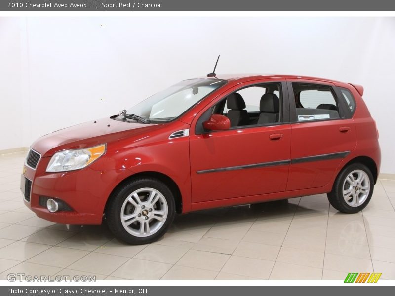 Sport Red / Charcoal 2010 Chevrolet Aveo Aveo5 LT