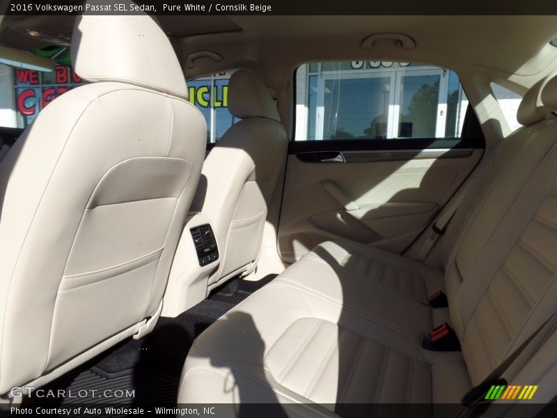 Pure White / Cornsilk Beige 2016 Volkswagen Passat SEL Sedan