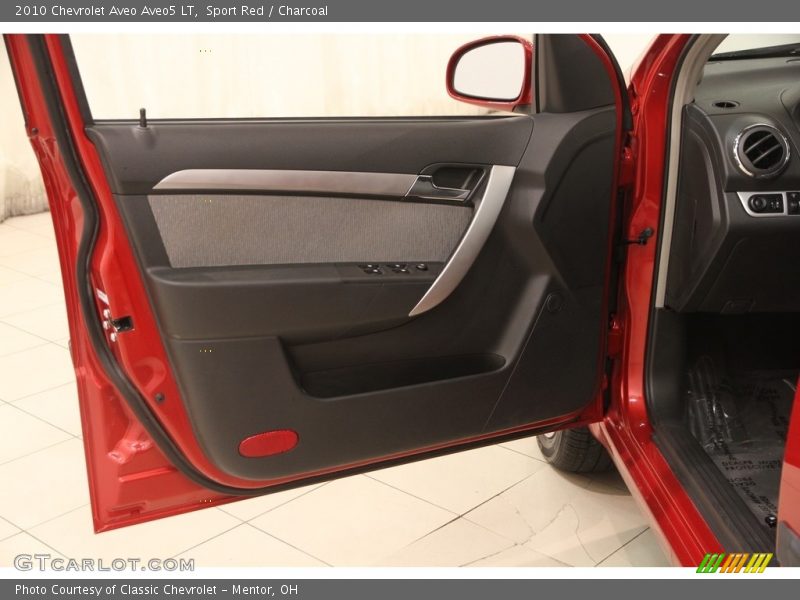 Sport Red / Charcoal 2010 Chevrolet Aveo Aveo5 LT
