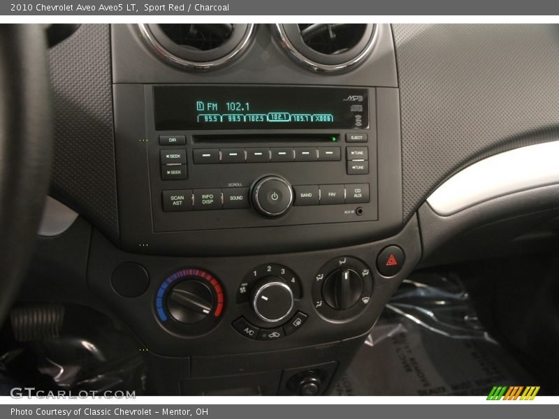 Sport Red / Charcoal 2010 Chevrolet Aveo Aveo5 LT