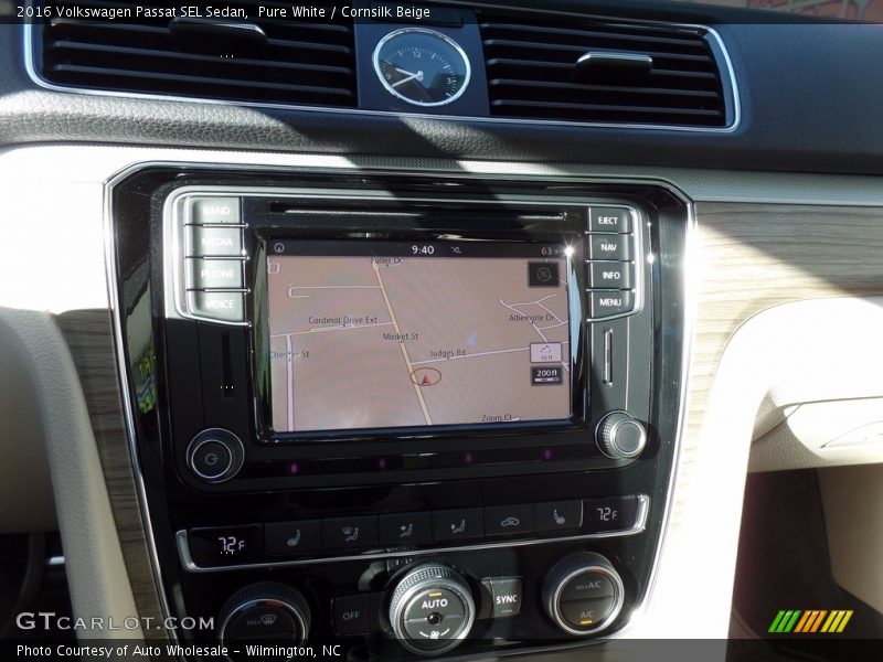 Pure White / Cornsilk Beige 2016 Volkswagen Passat SEL Sedan