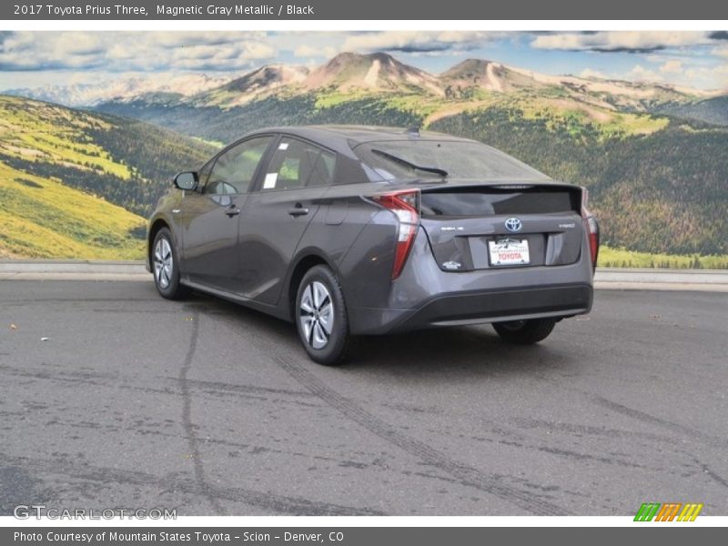 Magnetic Gray Metallic / Black 2017 Toyota Prius Three