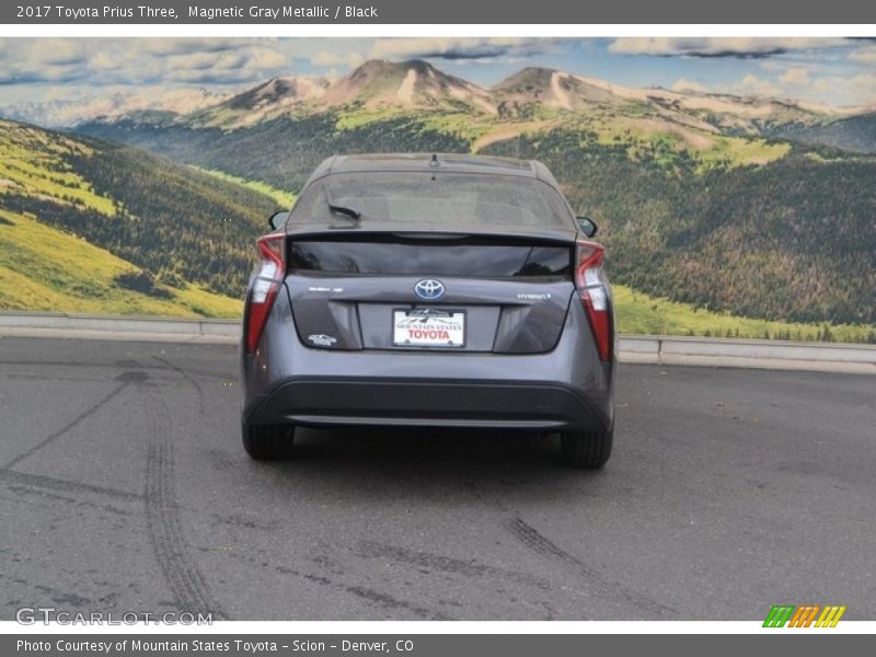 Magnetic Gray Metallic / Black 2017 Toyota Prius Three