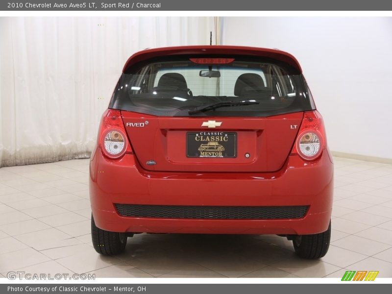 Sport Red / Charcoal 2010 Chevrolet Aveo Aveo5 LT