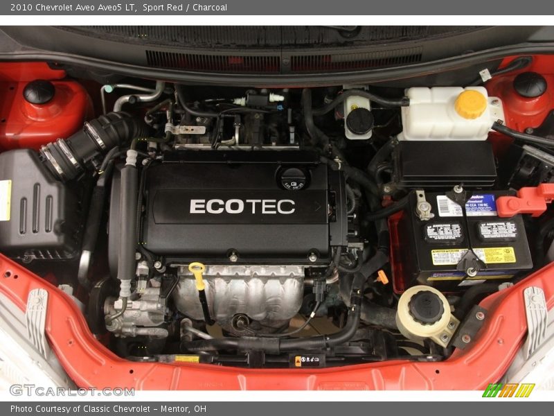 Sport Red / Charcoal 2010 Chevrolet Aveo Aveo5 LT