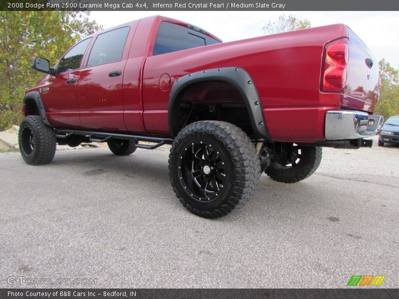 Inferno Red Crystal Pearl / Medium Slate Gray 2008 Dodge Ram 2500 Laramie Mega Cab 4x4