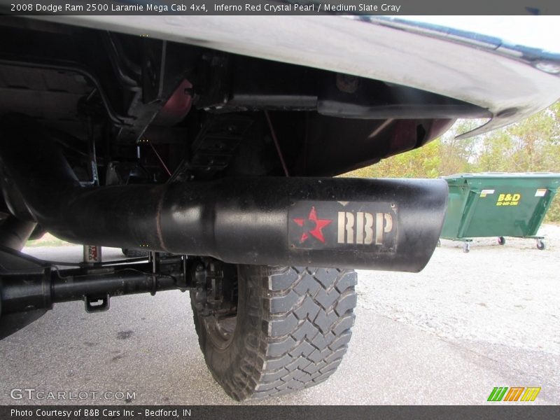 Inferno Red Crystal Pearl / Medium Slate Gray 2008 Dodge Ram 2500 Laramie Mega Cab 4x4