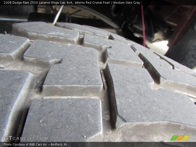 Inferno Red Crystal Pearl / Medium Slate Gray 2008 Dodge Ram 2500 Laramie Mega Cab 4x4