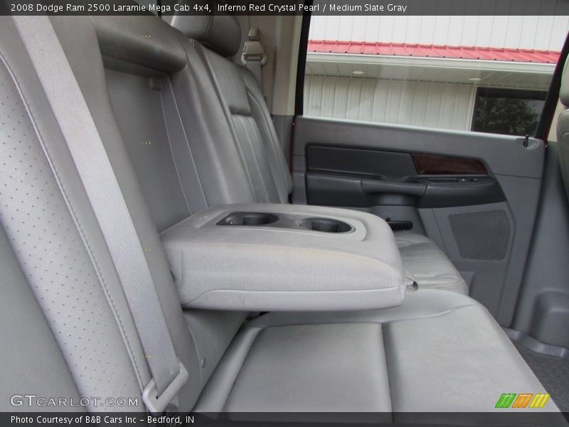 Inferno Red Crystal Pearl / Medium Slate Gray 2008 Dodge Ram 2500 Laramie Mega Cab 4x4