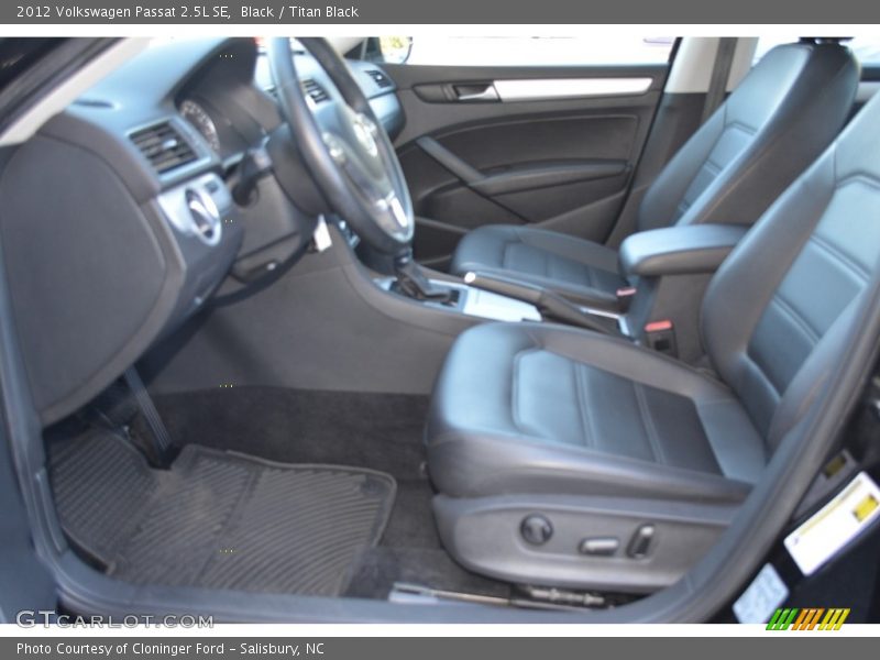 Black / Titan Black 2012 Volkswagen Passat 2.5L SE