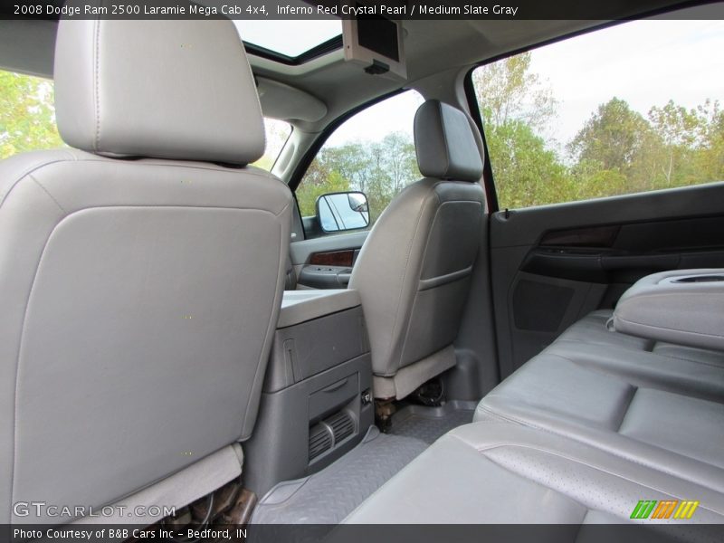 Inferno Red Crystal Pearl / Medium Slate Gray 2008 Dodge Ram 2500 Laramie Mega Cab 4x4