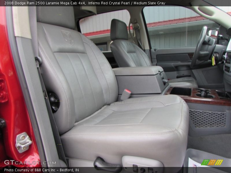 Inferno Red Crystal Pearl / Medium Slate Gray 2008 Dodge Ram 2500 Laramie Mega Cab 4x4