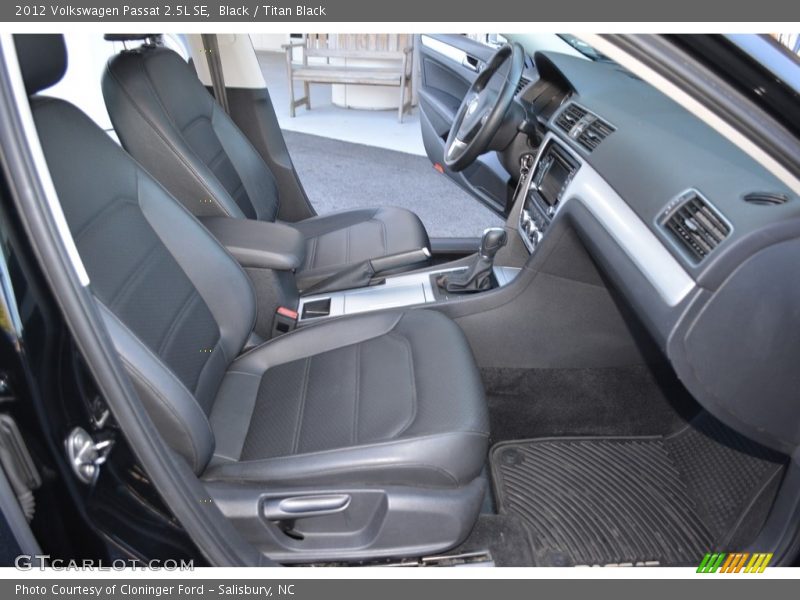 Black / Titan Black 2012 Volkswagen Passat 2.5L SE