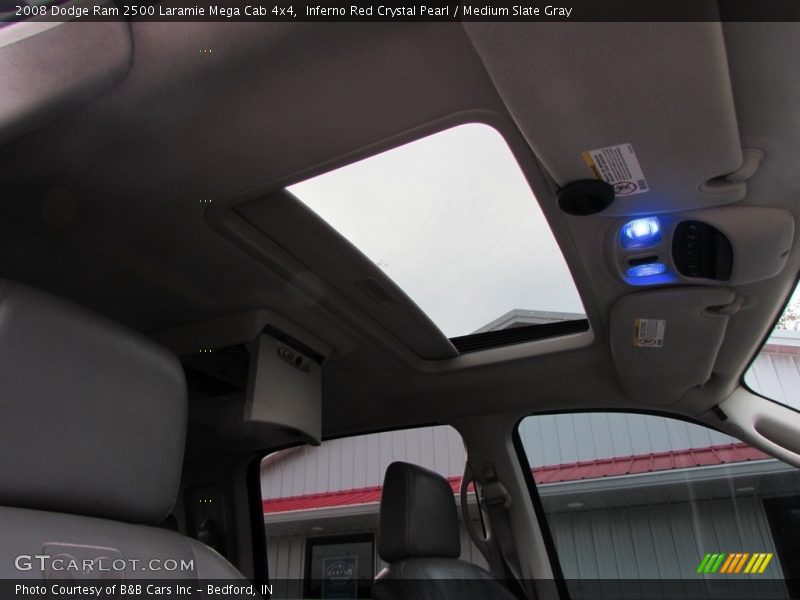Inferno Red Crystal Pearl / Medium Slate Gray 2008 Dodge Ram 2500 Laramie Mega Cab 4x4