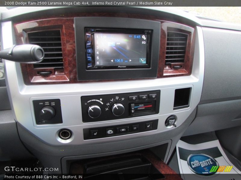 Inferno Red Crystal Pearl / Medium Slate Gray 2008 Dodge Ram 2500 Laramie Mega Cab 4x4