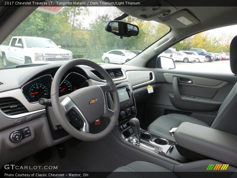 Tungsten Metallic / Dark Titanium/Light Titanium 2017 Chevrolet Traverse LT