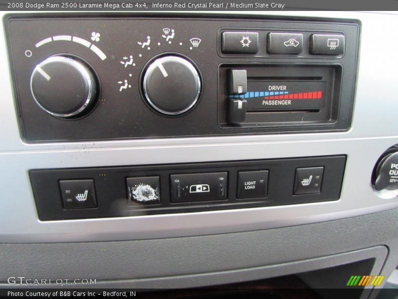 Inferno Red Crystal Pearl / Medium Slate Gray 2008 Dodge Ram 2500 Laramie Mega Cab 4x4