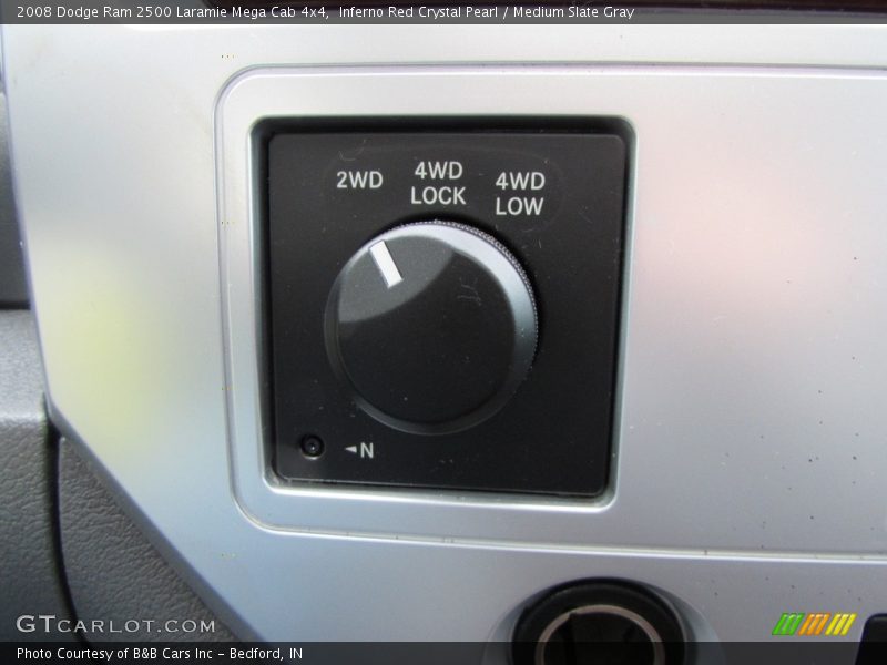 Inferno Red Crystal Pearl / Medium Slate Gray 2008 Dodge Ram 2500 Laramie Mega Cab 4x4