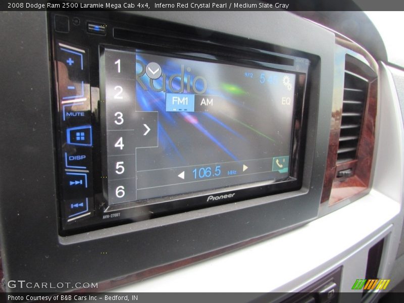 Inferno Red Crystal Pearl / Medium Slate Gray 2008 Dodge Ram 2500 Laramie Mega Cab 4x4