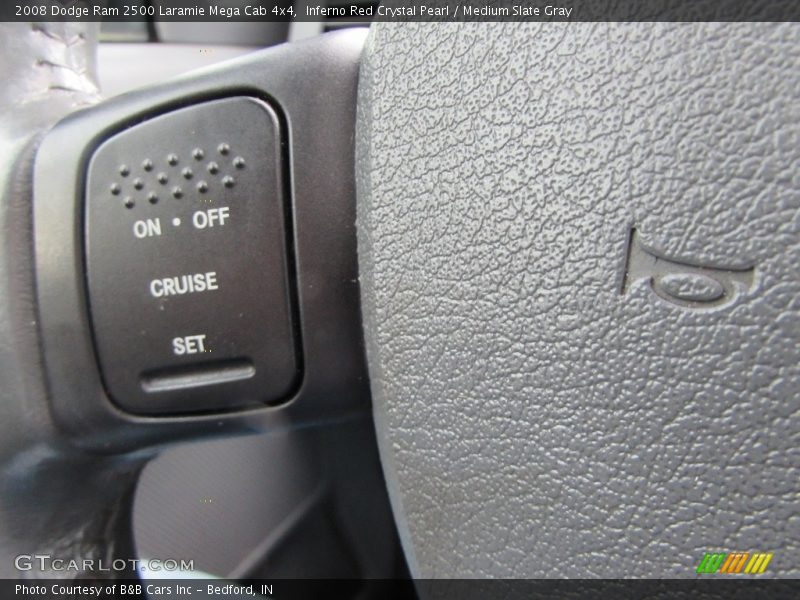 Inferno Red Crystal Pearl / Medium Slate Gray 2008 Dodge Ram 2500 Laramie Mega Cab 4x4