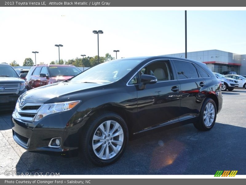 Attitude Black Metallic / Light Gray 2013 Toyota Venza LE