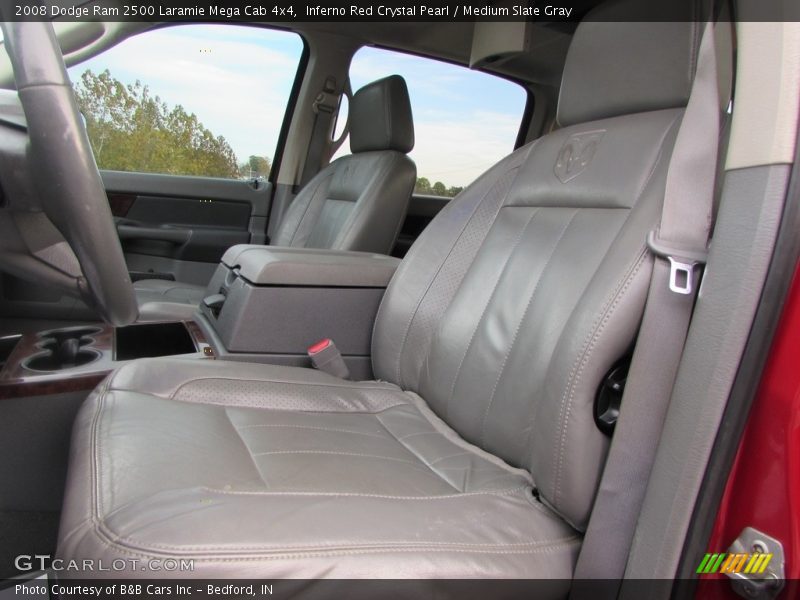 Inferno Red Crystal Pearl / Medium Slate Gray 2008 Dodge Ram 2500 Laramie Mega Cab 4x4