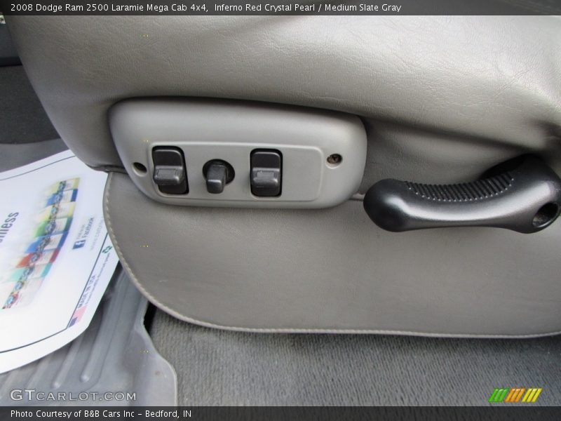 Inferno Red Crystal Pearl / Medium Slate Gray 2008 Dodge Ram 2500 Laramie Mega Cab 4x4