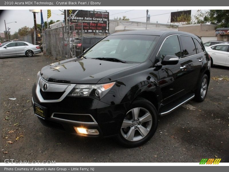 Crystal Black Pearl / Ebony 2010 Acura MDX Technology