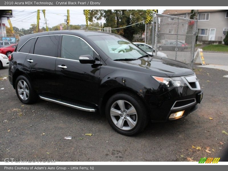 Crystal Black Pearl / Ebony 2010 Acura MDX Technology