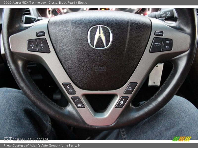 Crystal Black Pearl / Ebony 2010 Acura MDX Technology