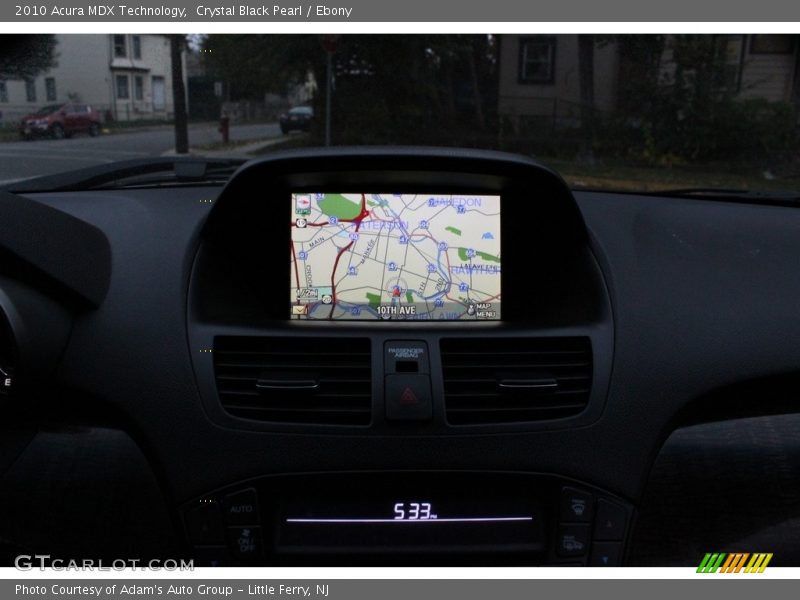 Crystal Black Pearl / Ebony 2010 Acura MDX Technology