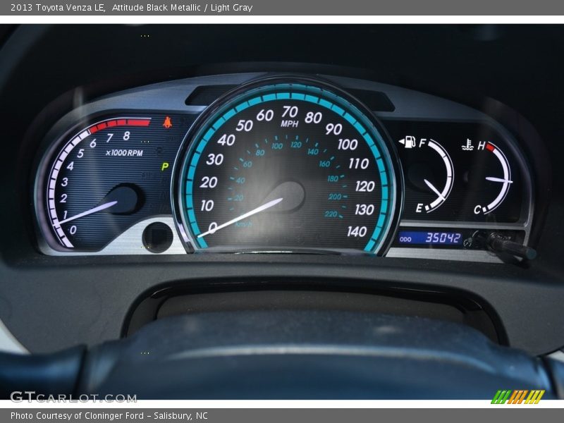 Attitude Black Metallic / Light Gray 2013 Toyota Venza LE