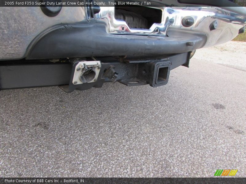 True Blue Metallic / Tan 2005 Ford F350 Super Duty Lariat Crew Cab 4x4 Dually