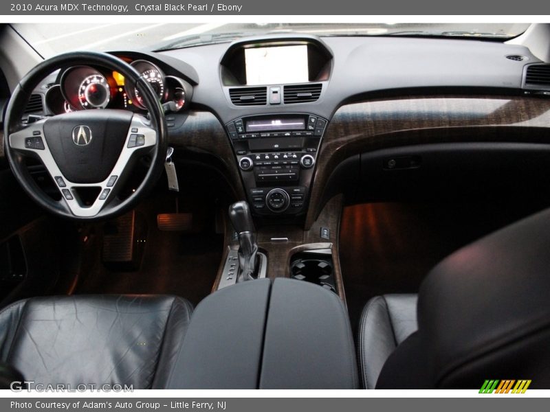 Crystal Black Pearl / Ebony 2010 Acura MDX Technology