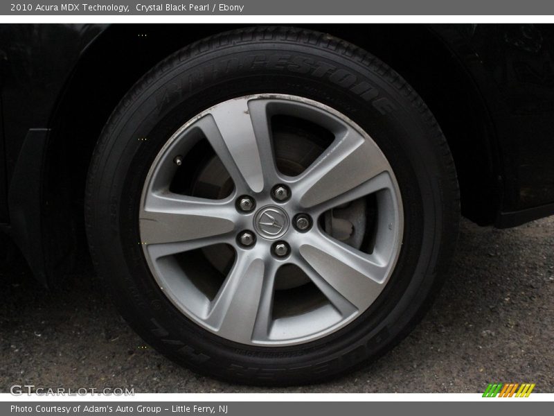Crystal Black Pearl / Ebony 2010 Acura MDX Technology
