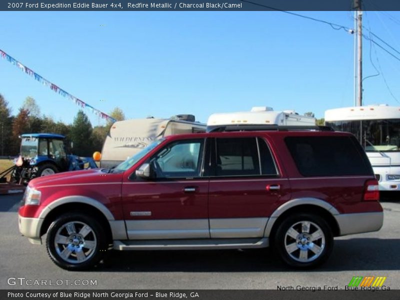 Redfire Metallic / Charcoal Black/Camel 2007 Ford Expedition Eddie Bauer 4x4