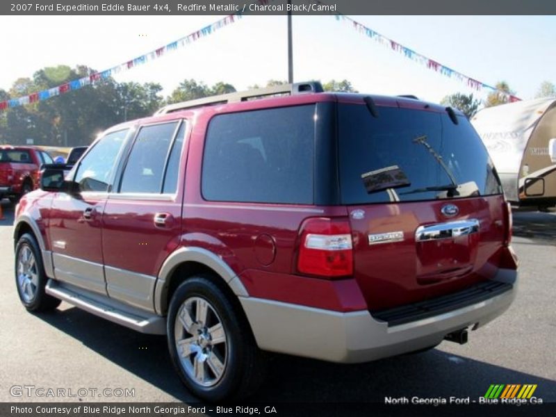 Redfire Metallic / Charcoal Black/Camel 2007 Ford Expedition Eddie Bauer 4x4