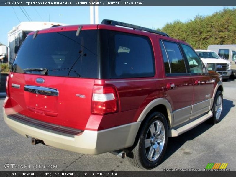 Redfire Metallic / Charcoal Black/Camel 2007 Ford Expedition Eddie Bauer 4x4