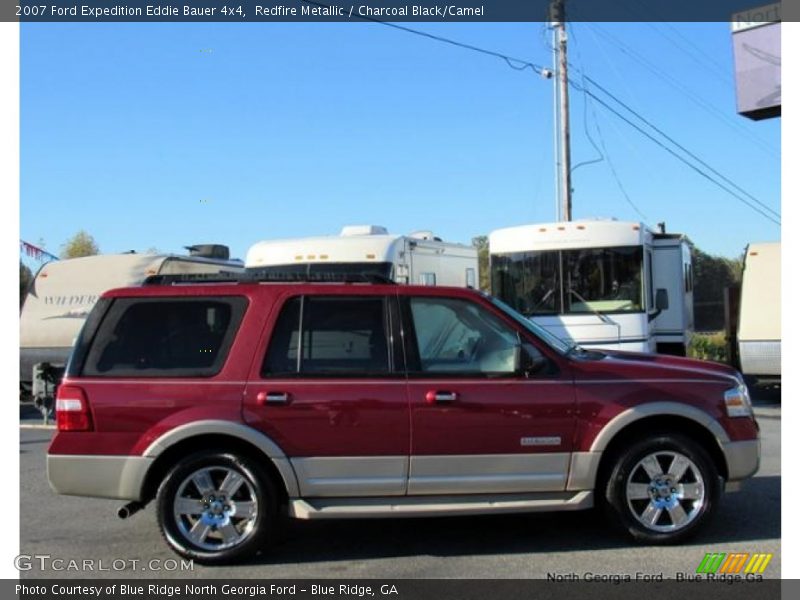 Redfire Metallic / Charcoal Black/Camel 2007 Ford Expedition Eddie Bauer 4x4