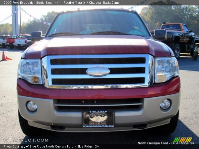 Redfire Metallic / Charcoal Black/Camel 2007 Ford Expedition Eddie Bauer 4x4