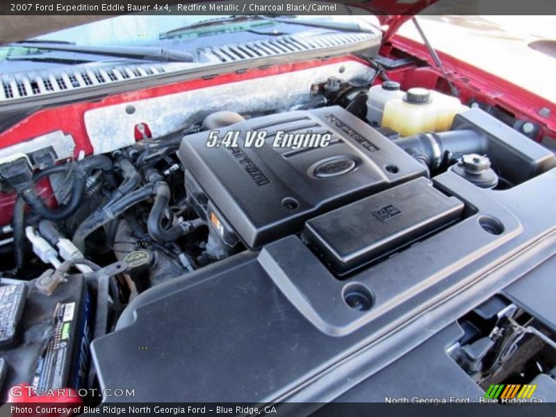 Redfire Metallic / Charcoal Black/Camel 2007 Ford Expedition Eddie Bauer 4x4
