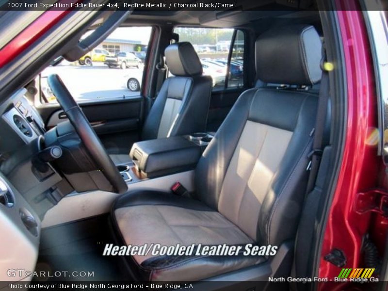 Redfire Metallic / Charcoal Black/Camel 2007 Ford Expedition Eddie Bauer 4x4