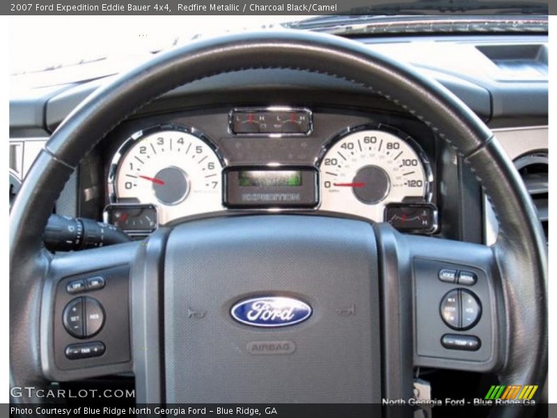 Redfire Metallic / Charcoal Black/Camel 2007 Ford Expedition Eddie Bauer 4x4