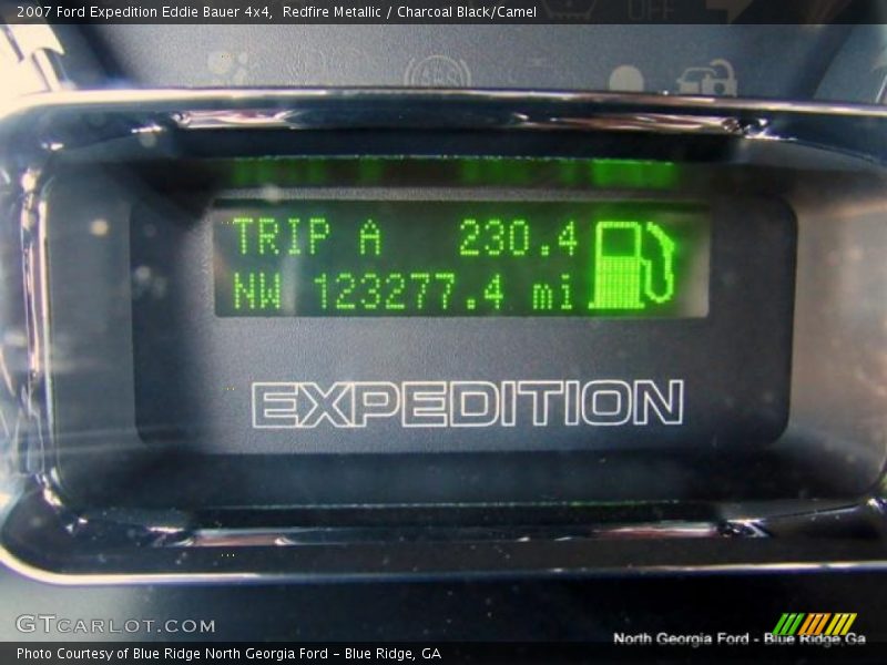 Redfire Metallic / Charcoal Black/Camel 2007 Ford Expedition Eddie Bauer 4x4