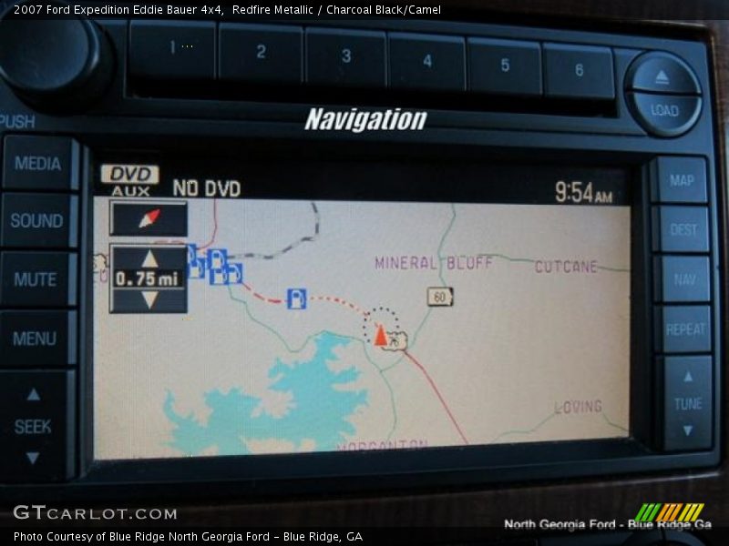 Redfire Metallic / Charcoal Black/Camel 2007 Ford Expedition Eddie Bauer 4x4