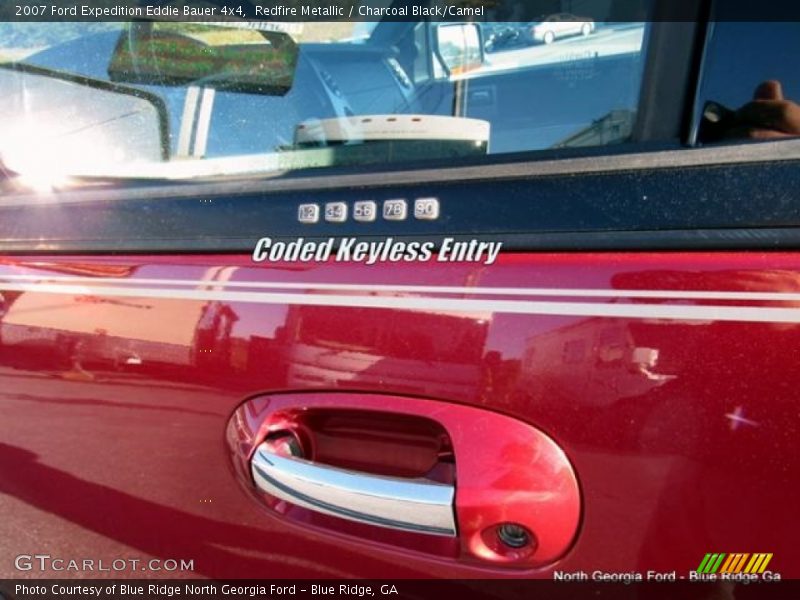 Redfire Metallic / Charcoal Black/Camel 2007 Ford Expedition Eddie Bauer 4x4