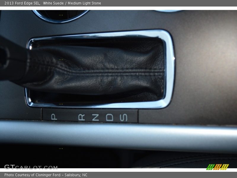 White Suede / Medium Light Stone 2013 Ford Edge SEL