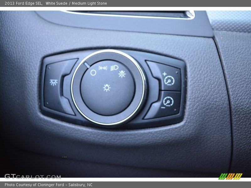 White Suede / Medium Light Stone 2013 Ford Edge SEL