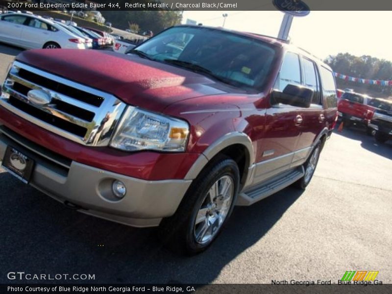 Redfire Metallic / Charcoal Black/Camel 2007 Ford Expedition Eddie Bauer 4x4