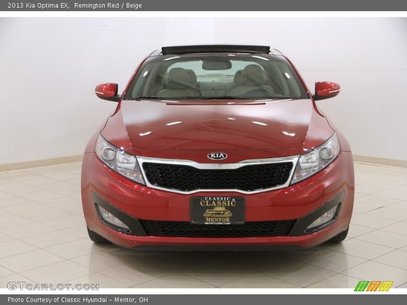 Remington Red / Beige 2013 Kia Optima EX